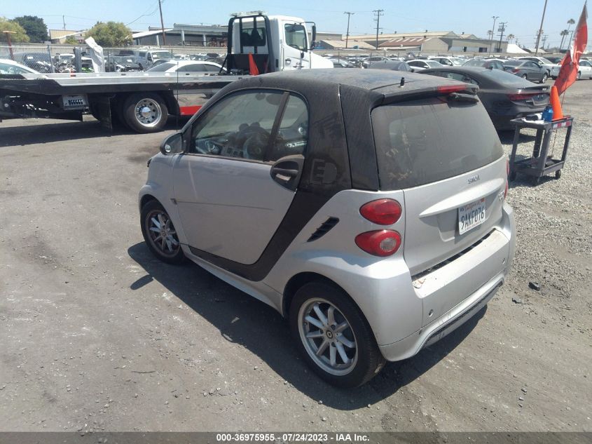 2015 SMART FORTWO ELECTRIC DRIVE PASSION - WMEEJ9AA4FK834589
