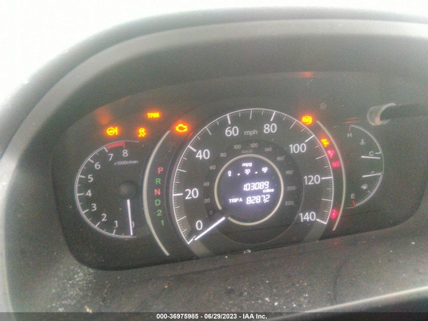 2013 HONDA CR-V EX-L - 5J6RM4H75DL074761