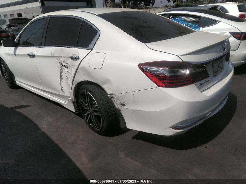 2016 HONDA ACCORD SEDAN SPORT - 1HGCR2F50GA190440
