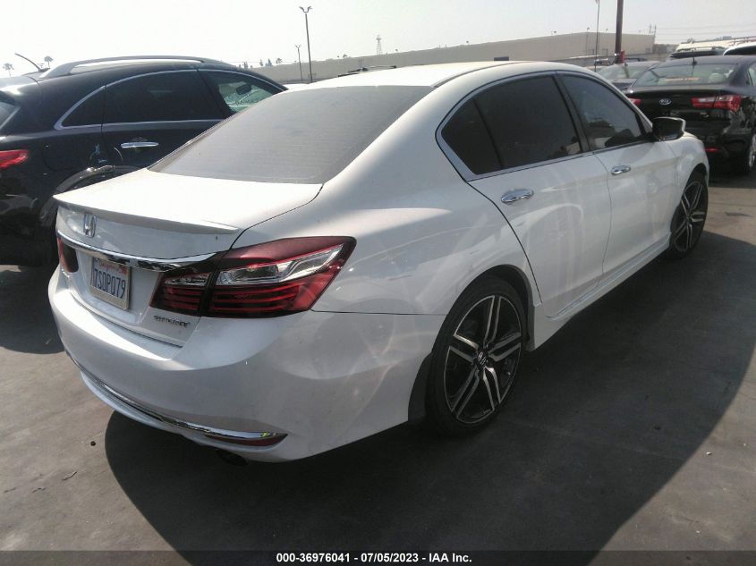2016 HONDA ACCORD SEDAN SPORT - 1HGCR2F50GA190440