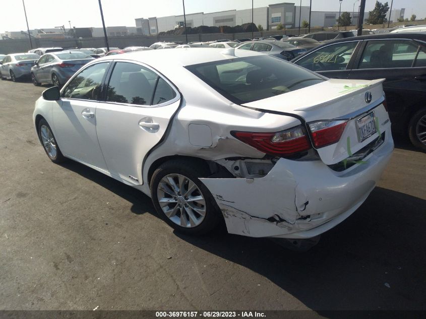 2015 LEXUS ES 300H HYBRID - JTHBW1GG0F2091993