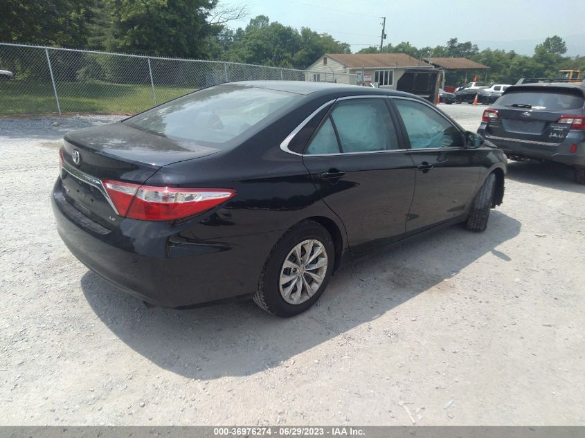 2016 TOYOTA CAMRY XLE/SE/LE/XSE - 4T4BF1FK3GR550464