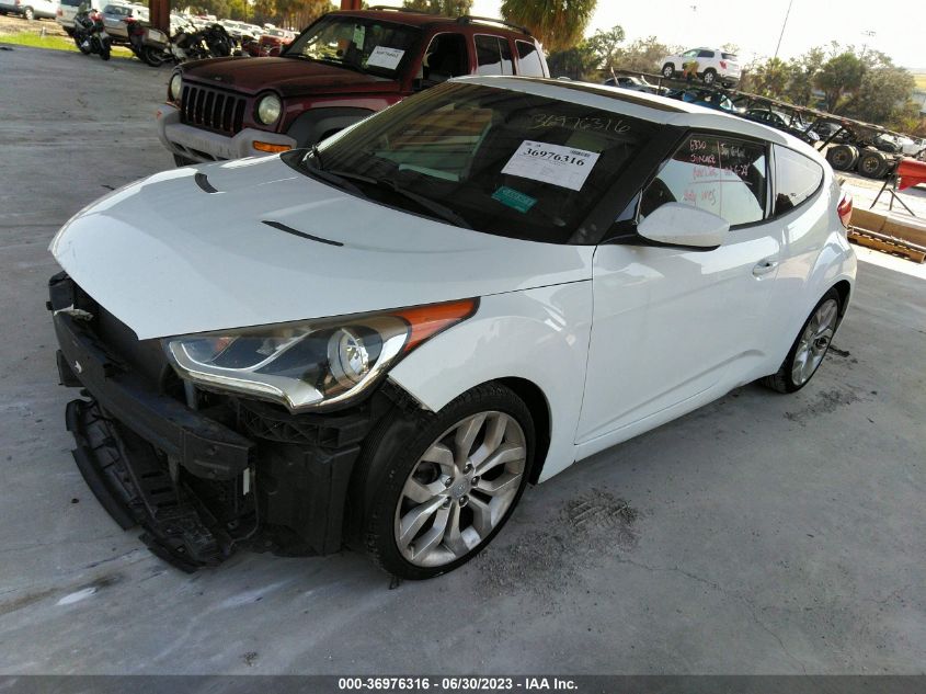 2014 HYUNDAI VELOSTER - KMHTC6ADZEU185222