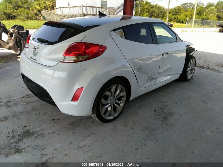 2014 HYUNDAI VELOSTER - KMHTC6ADZEU185222