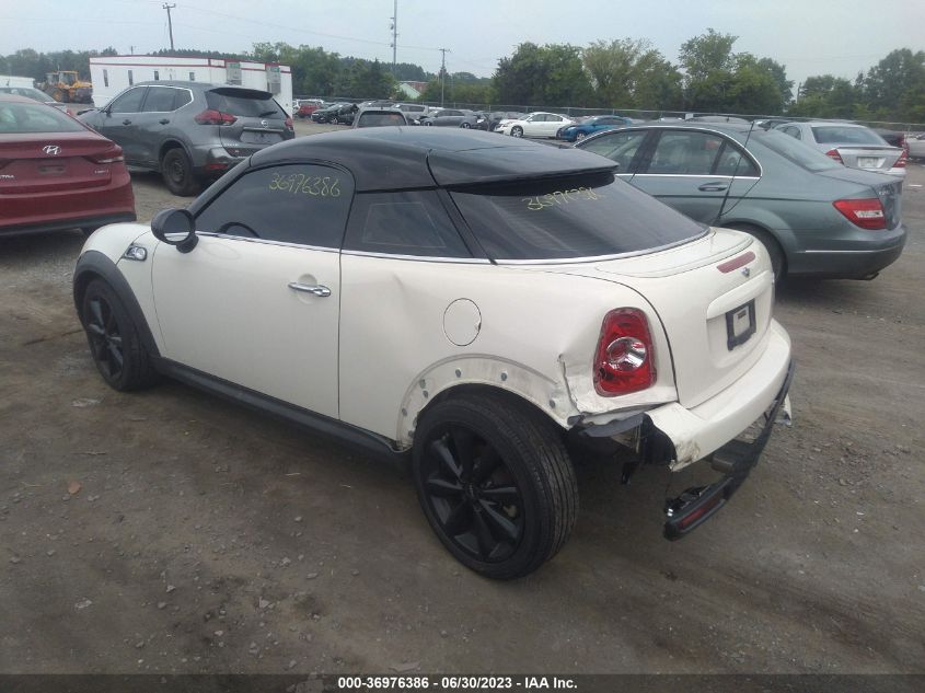 2015 MINI COOPER COUPE S WMWSX3C58FT773106