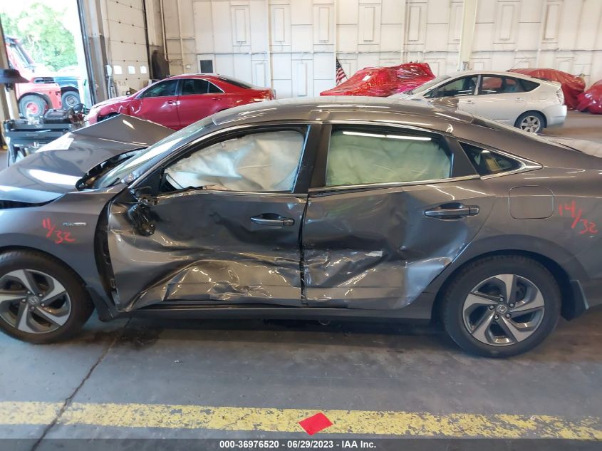 2019 HONDA INSIGHT EX 19XZE4F50KE032363