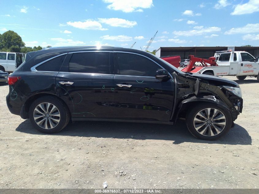 2016 ACURA MDX W/TECH/W/TECH - 5FRYD3H49GB016501
