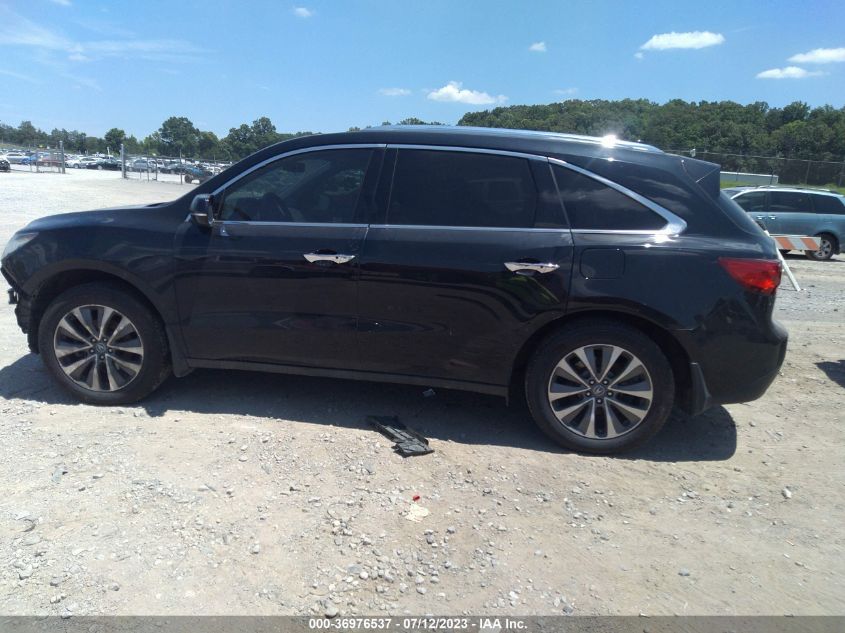 2016 ACURA MDX W/TECH/W/TECH - 5FRYD3H49GB016501