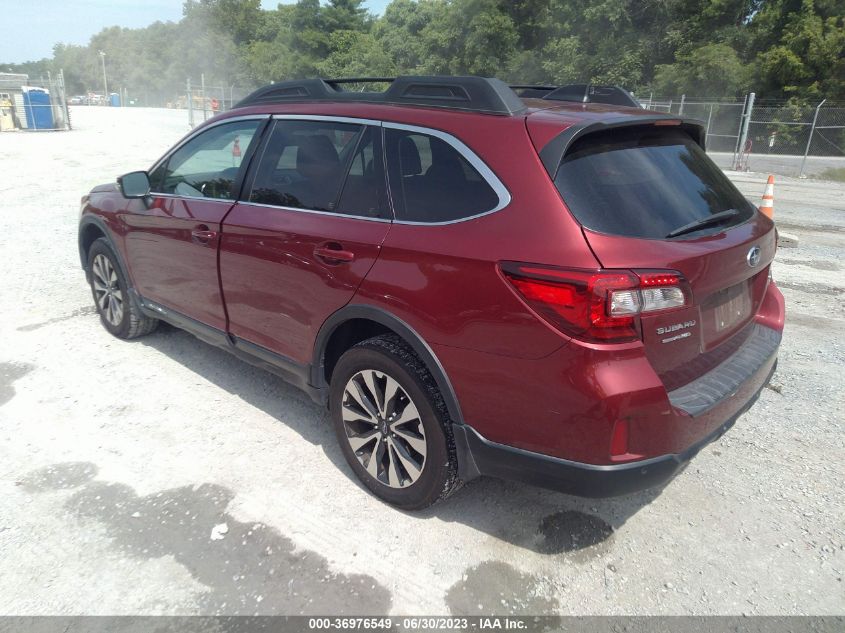 2017 SUBARU OUTBACK LIMITED - 4S4BSENC6H3434223