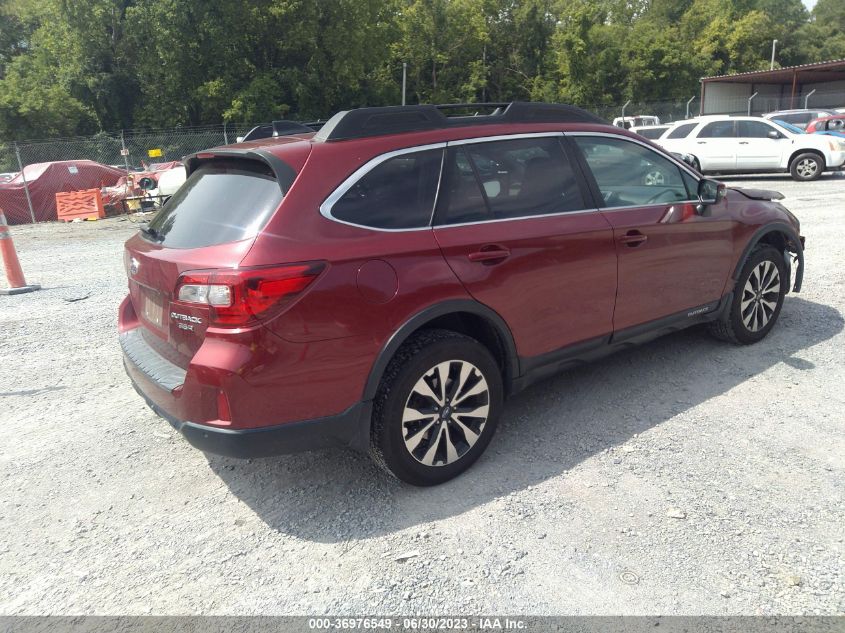 2017 SUBARU OUTBACK LIMITED - 4S4BSENC6H3434223