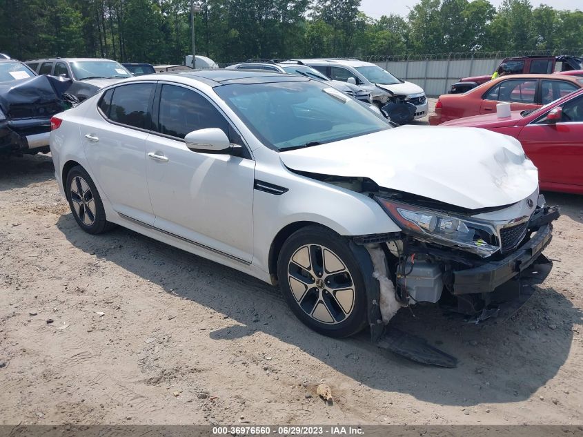 2013 KIA OPTIMA HYBRID EX - KNAGM4AD9D5047156