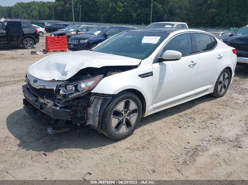 2013 KIA OPTIMA HYBRID EX - KNAGM4AD9D5047156