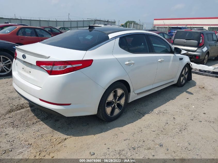 2013 KIA OPTIMA HYBRID EX - KNAGM4AD9D5047156