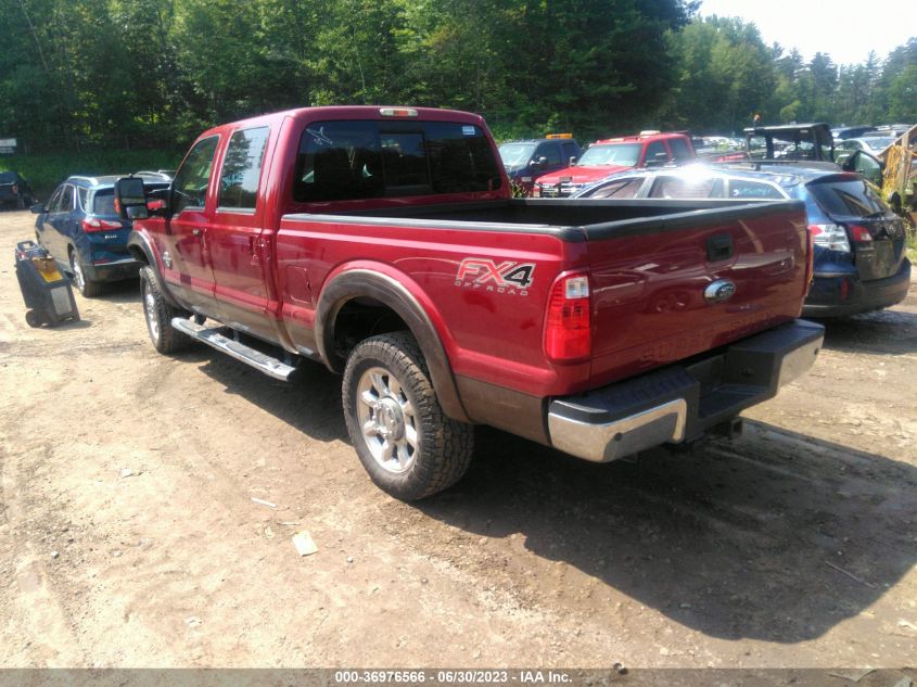 2015 FORD SUPER DUTY F-250 SRW LARIAT/PLATINUM - 1FT7W2BT5FED52650