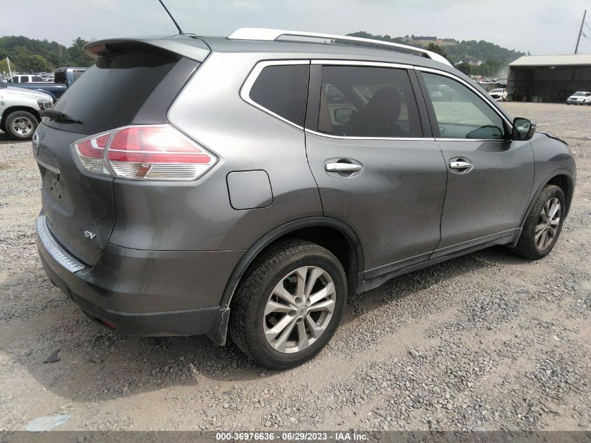 2016 NISSAN ROGUE SV - KNMAT2MT7GP607672