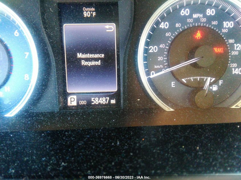2016 TOYOTA CAMRY XLE/SE/LE/XSE - 4T4BF1FK6GR528264