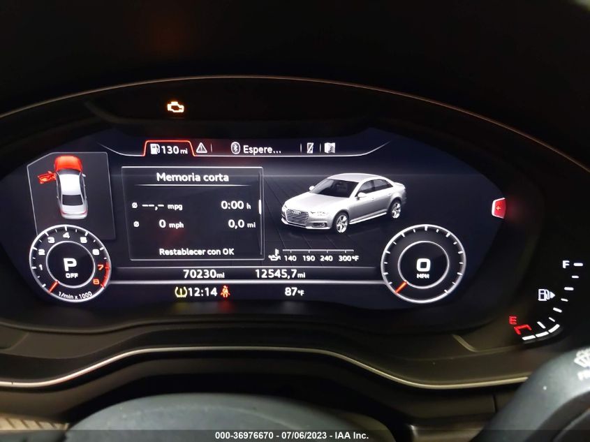 2017 AUDI A4 PREMIUM PLUS - WAUENAF44HN009710