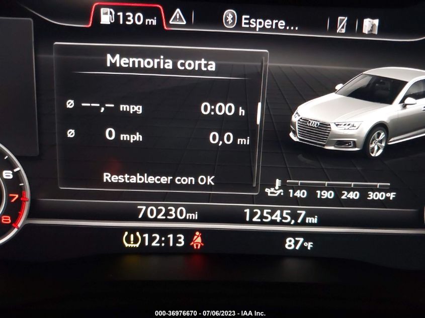 2017 AUDI A4 PREMIUM PLUS - WAUENAF44HN009710