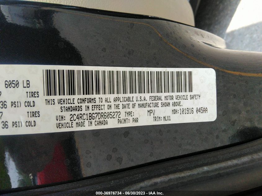 2013 CHRYSLER TOWN & COUNTRY TOURING - 2C4RC1BG7DR605272