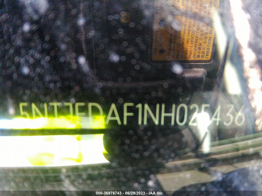 2022 HYUNDAI SANTA CRUZ LIMITED - 5NTJEDAF1NH025436