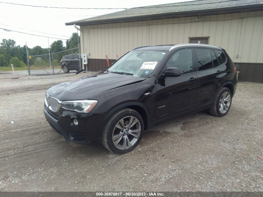 2015 BMW X3 XDRIVE28I - 5UXWX9C54F0D55524