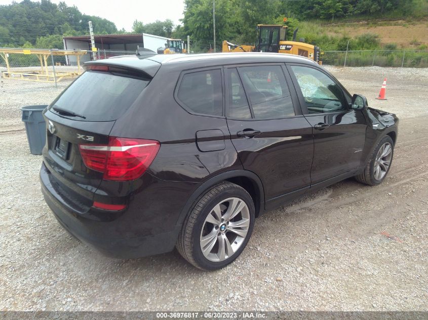 2015 BMW X3 XDRIVE28I - 5UXWX9C54F0D55524