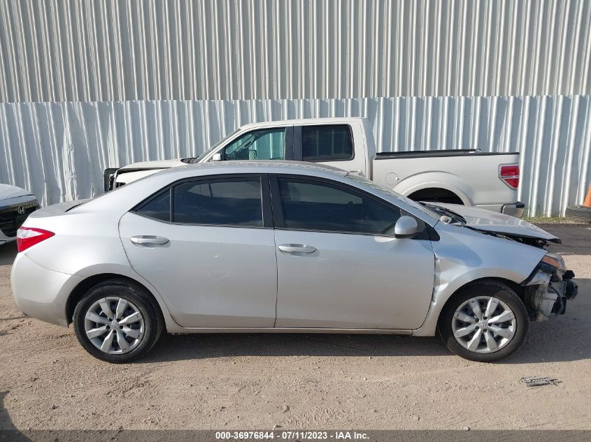 2014 TOYOTA COROLLA L/LE/S/S PLUS/LE PLUS - 2T1BURHEXEC075805