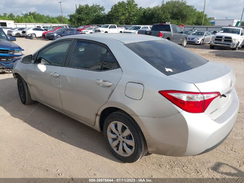 2014 TOYOTA COROLLA L/LE/S/S PLUS/LE PLUS - 2T1BURHEXEC075805