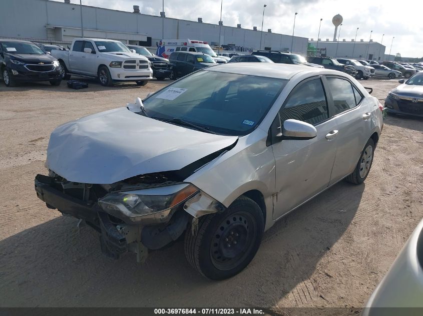 2014 TOYOTA COROLLA L/LE/S/S PLUS/LE PLUS - 2T1BURHEXEC075805