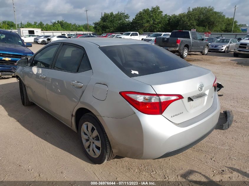 2014 TOYOTA COROLLA L/LE/S/S PLUS/LE PLUS - 2T1BURHEXEC075805