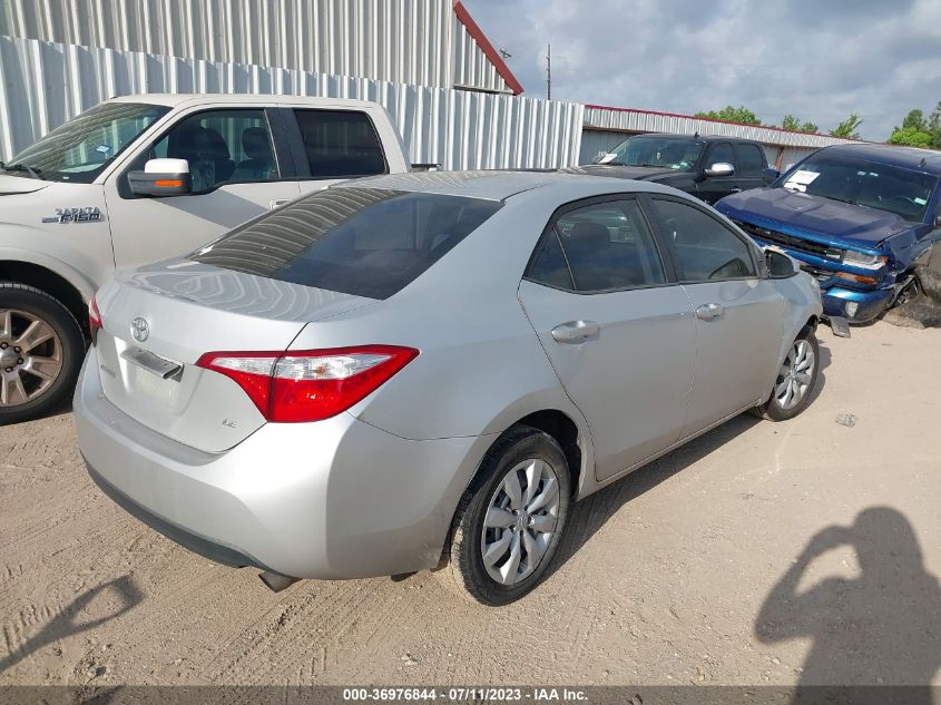 2014 TOYOTA COROLLA L/LE/S/S PLUS/LE PLUS - 2T1BURHEXEC075805