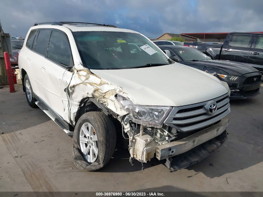 2013 TOYOTA HIGHLANDER - 5TDZK3EH7DS097914