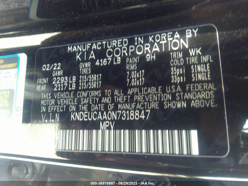 2022 KIA SELTOS S - KNDEUCAA0N7318847