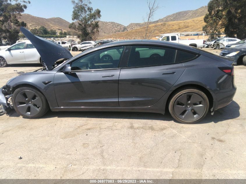 2022 TESLA MODEL 3 LONG RANGE - 5YJ3E1EB6NF182407