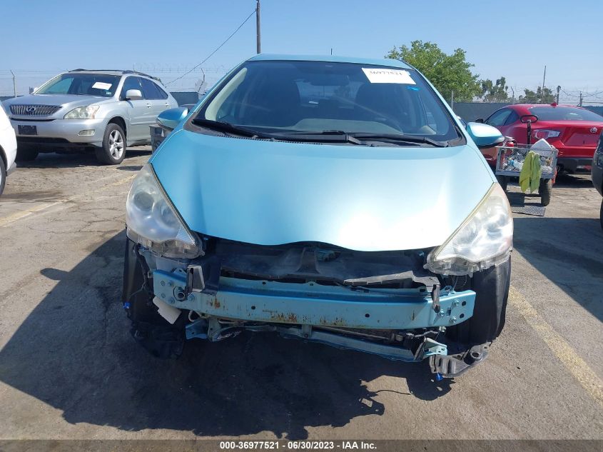 2013 TOYOTA PRIUS C ONE/TWO/THREE/FOUR - JTDKDTB3XD1044545