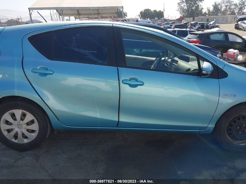 2013 TOYOTA PRIUS C ONE/TWO/THREE/FOUR - JTDKDTB3XD1044545