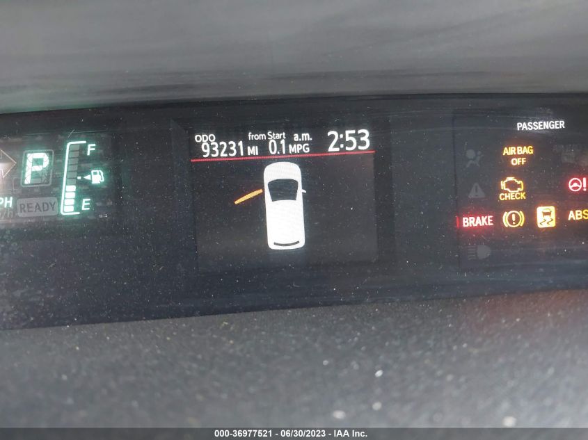 2013 TOYOTA PRIUS C ONE/TWO/THREE/FOUR - JTDKDTB3XD1044545