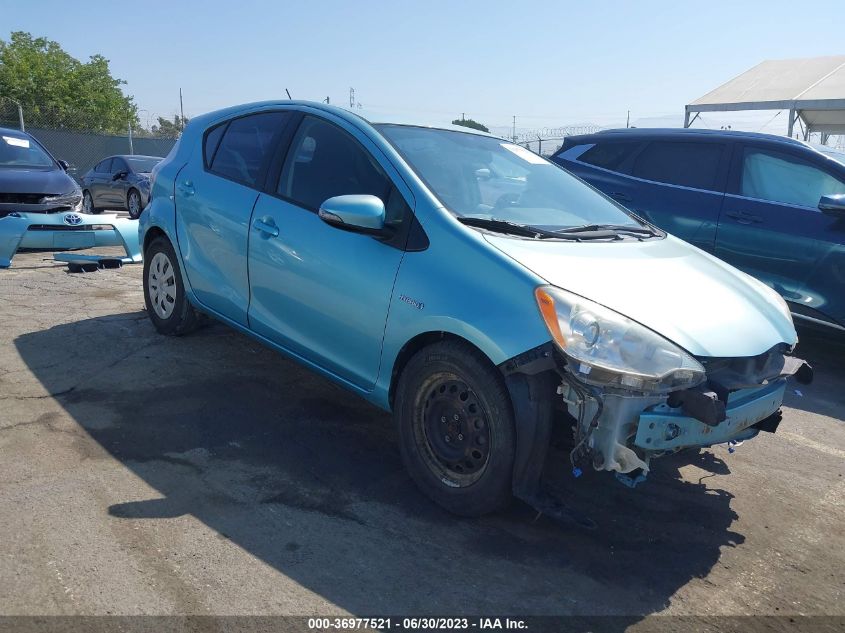 2013 TOYOTA PRIUS C ONE/TWO/THREE/FOUR - JTDKDTB3XD1044545
