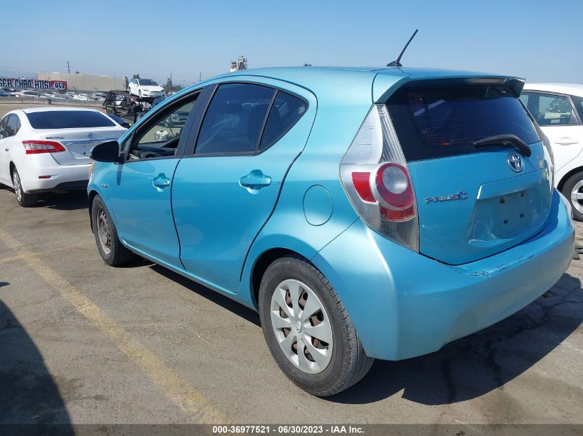 2013 TOYOTA PRIUS C ONE/TWO/THREE/FOUR - JTDKDTB3XD1044545