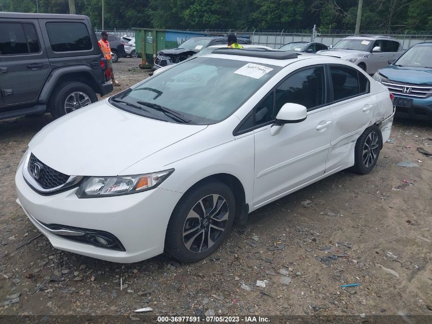 2013 HONDA CIVIC SDN EX-L - 19XFB2F93DE055691