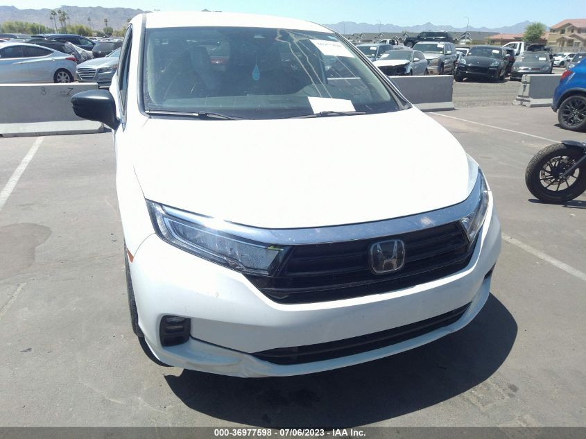 2022 HONDA ODYSSEY LX - 5FNRL6H26NB005171