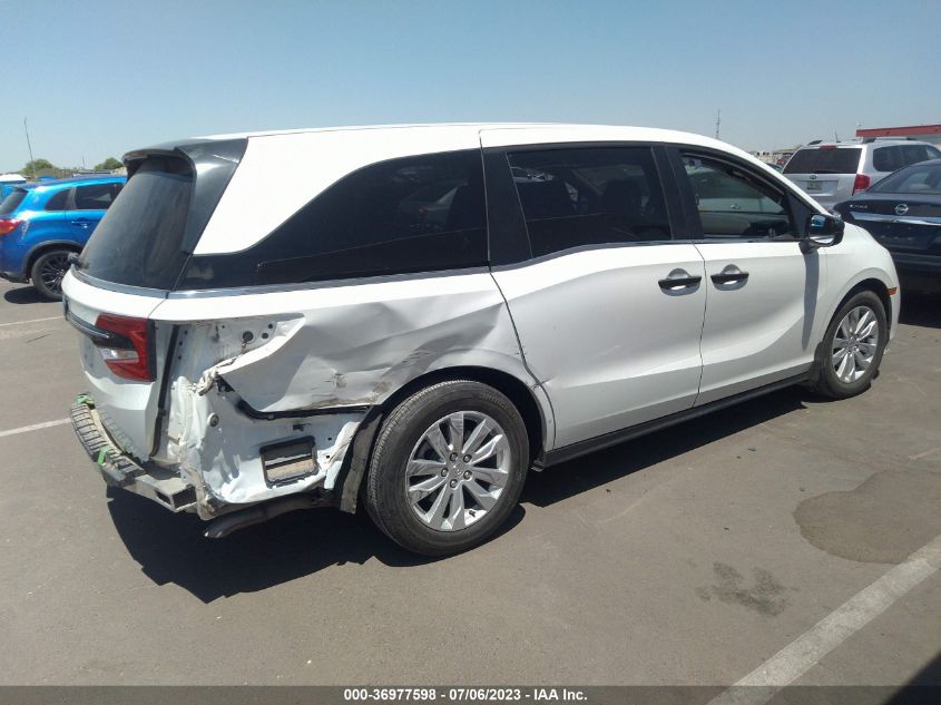 2022 HONDA ODYSSEY LX - 5FNRL6H26NB005171