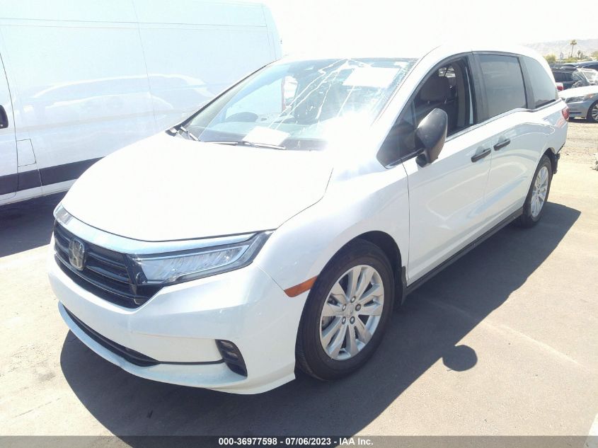2022 HONDA ODYSSEY LX - 5FNRL6H26NB005171