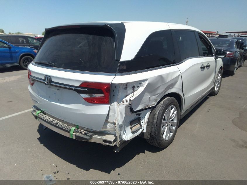2022 HONDA ODYSSEY LX - 5FNRL6H26NB005171
