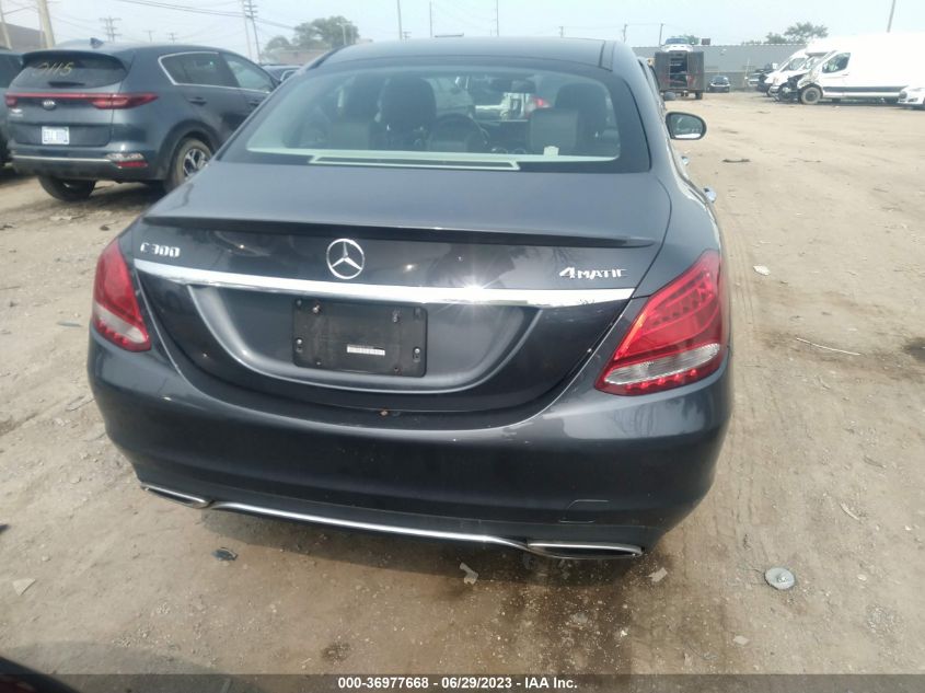 2016 MERCEDES-BENZ C-CLASS C 300 - WDDWF4KB8GR123538