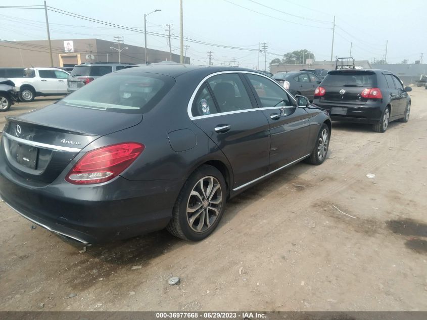 2016 MERCEDES-BENZ C-CLASS C 300 - WDDWF4KB8GR123538