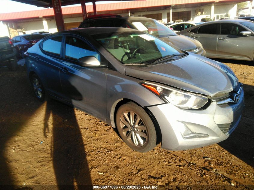 2015 HYUNDAI ELANTRA SE - KMHDH4AE3FU255430