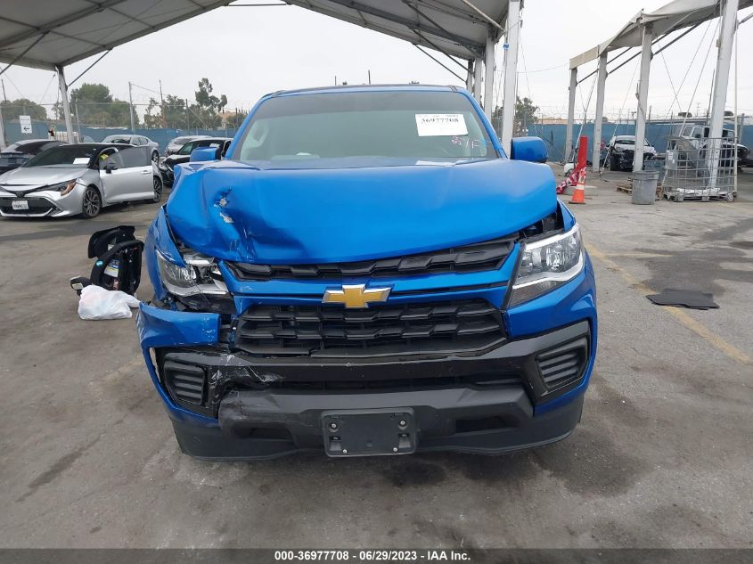 2021 CHEVROLET COLORADO 2WD WORK TRUCK - 1GCGSBEN7M1250151
