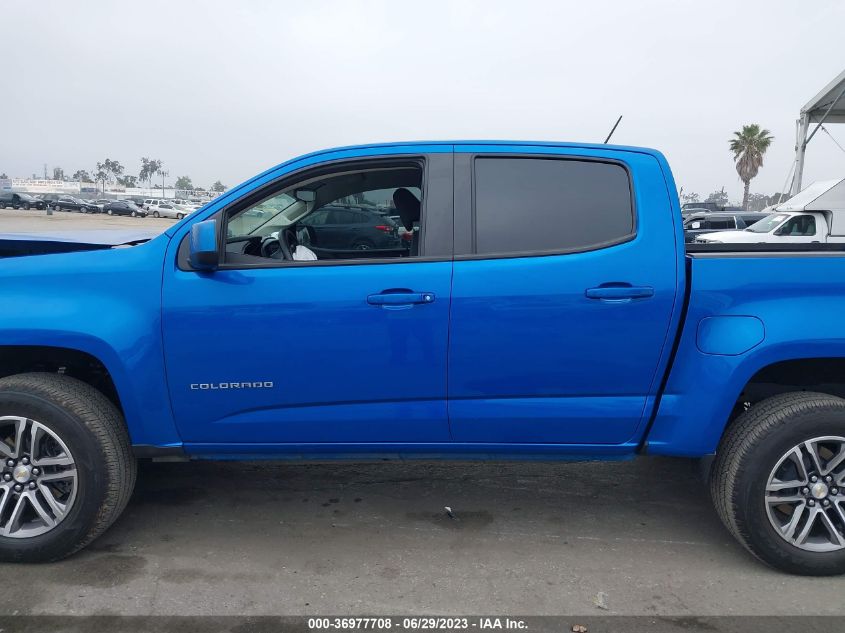 2021 CHEVROLET COLORADO 2WD WORK TRUCK - 1GCGSBEN7M1250151