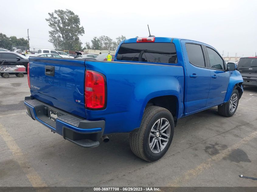 2021 CHEVROLET COLORADO 2WD WORK TRUCK - 1GCGSBEN7M1250151